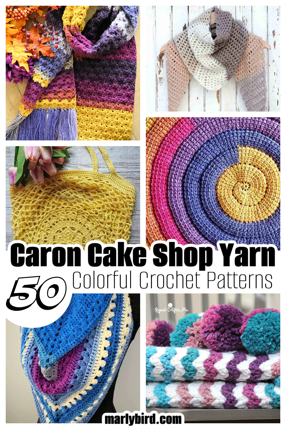 Caron Cake Shop Yarn, 50+ Crochet Patterns