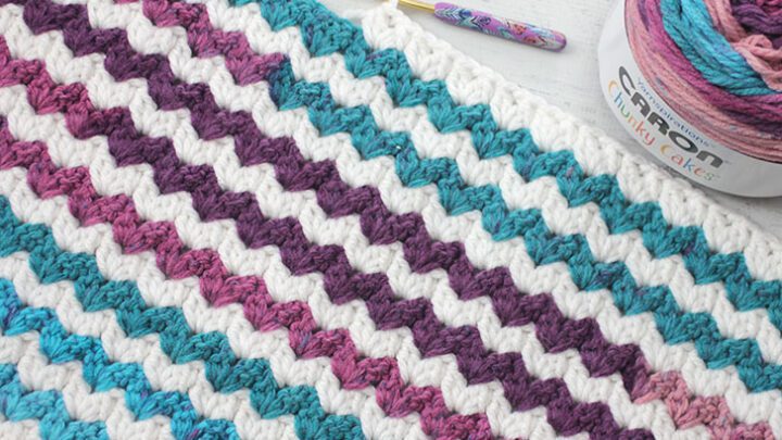 FREE Pattern] Cozy Crochet Slipper Socks Made with Caron Chunky Cakes Yarn!