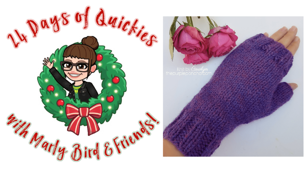 Fingerless gloves - crochet and knitting gifts