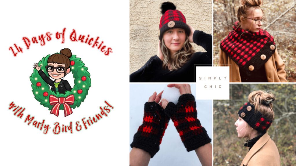 Buffalo plaid collection - crochet and knitting gifts