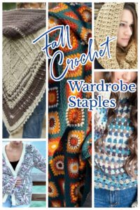 Fall Crochet Wardrobe Staples. Roundup of cardigans, cowls, sweaters, jackets, and shawls. Marly Bird