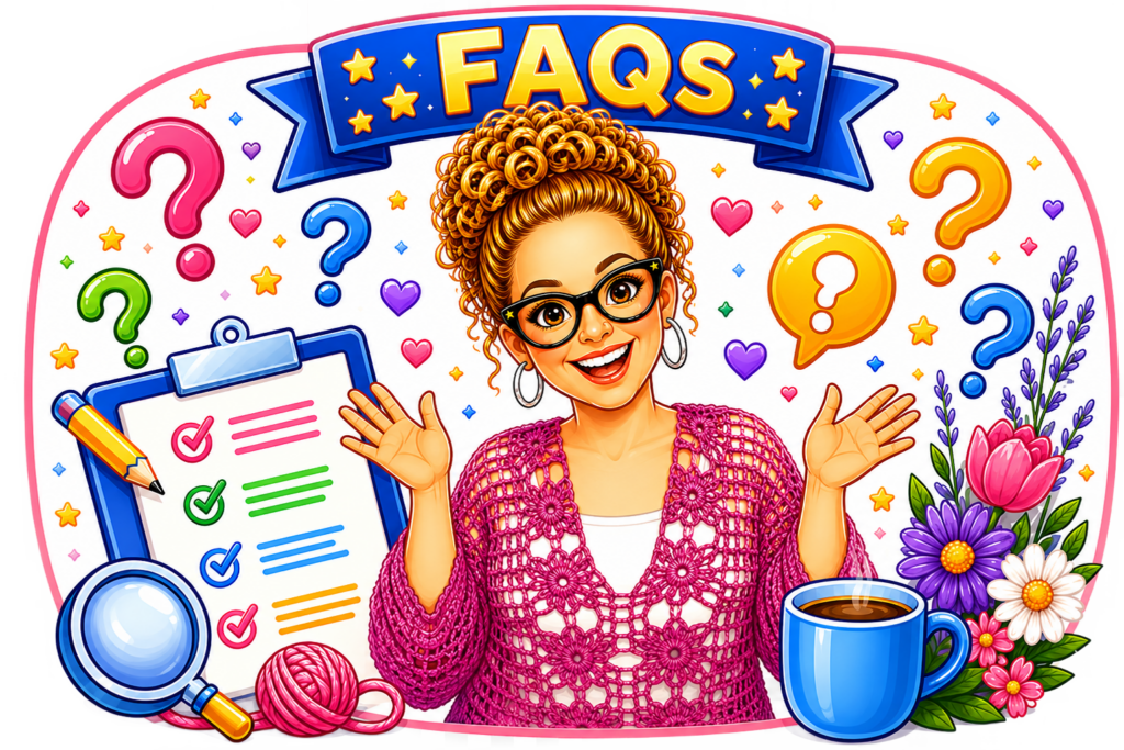Free crochet floral motif tee pattern FAQ — common questions about this lacy summer crochet sweater answered