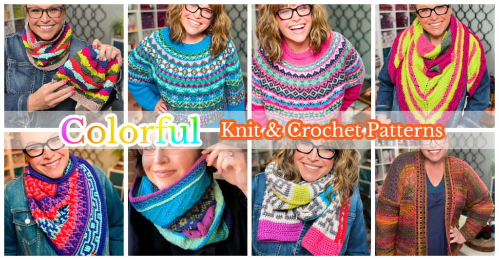 Marly Bird with colorful knit and crochet patterns — color is back in 2026