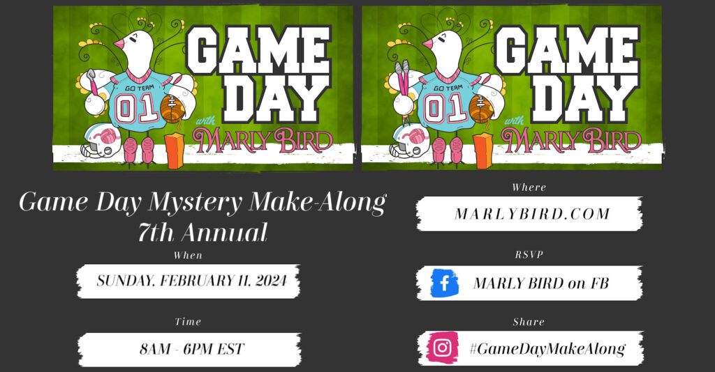 Game Day mystery make-along