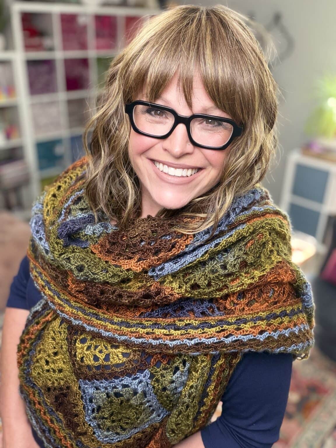 Free Easy Rectangular Crochet Shawl Pattern - Enchanted