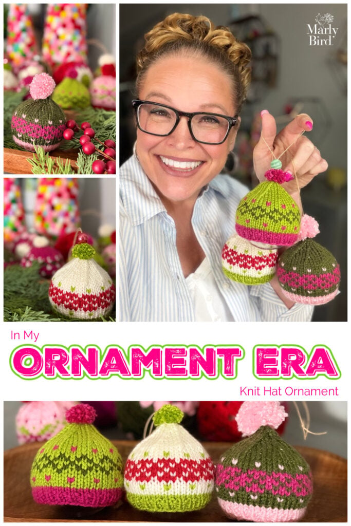In My Ornament Era Free Fair Isle Knit Ornament Pattern β Pin for Later