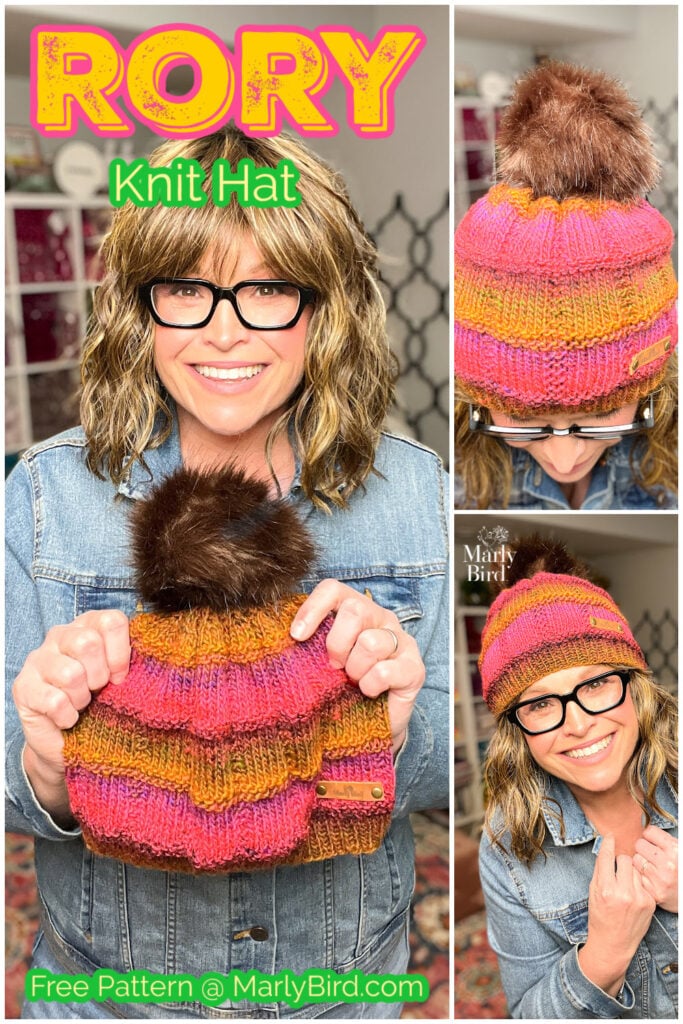Rory Knit Hat free knitting pattern — pin this for later!