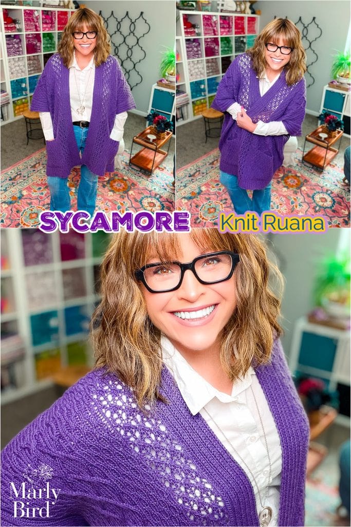 Sycamore Knit Ruana free pattern by Marly Bird