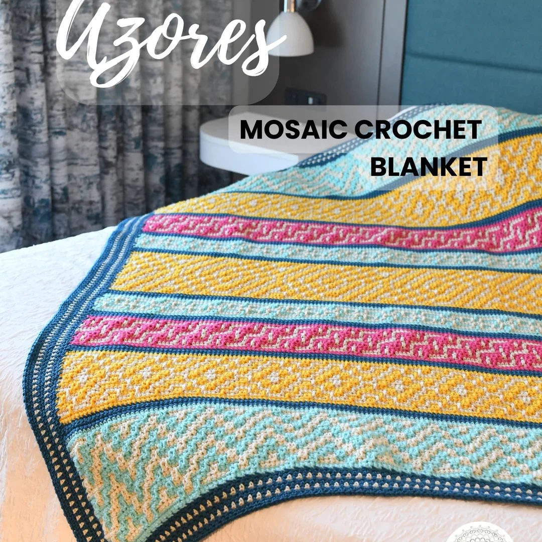 Mosaic Crochet Blanket - Marly Bird