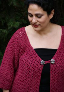 Amimono Kimono Style Crochet Cardi Free Pattern - Marly Bird