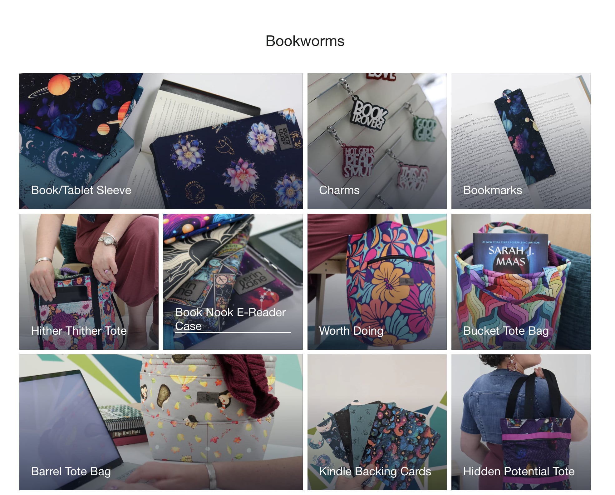 knit and crochet book sleeves and charms and bookmarks by erin lane bags-Marly Bird