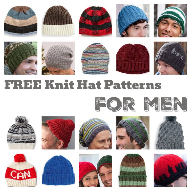 30 Knit Hat Patterns For Men (Or, For You Too) | Marly Bird
