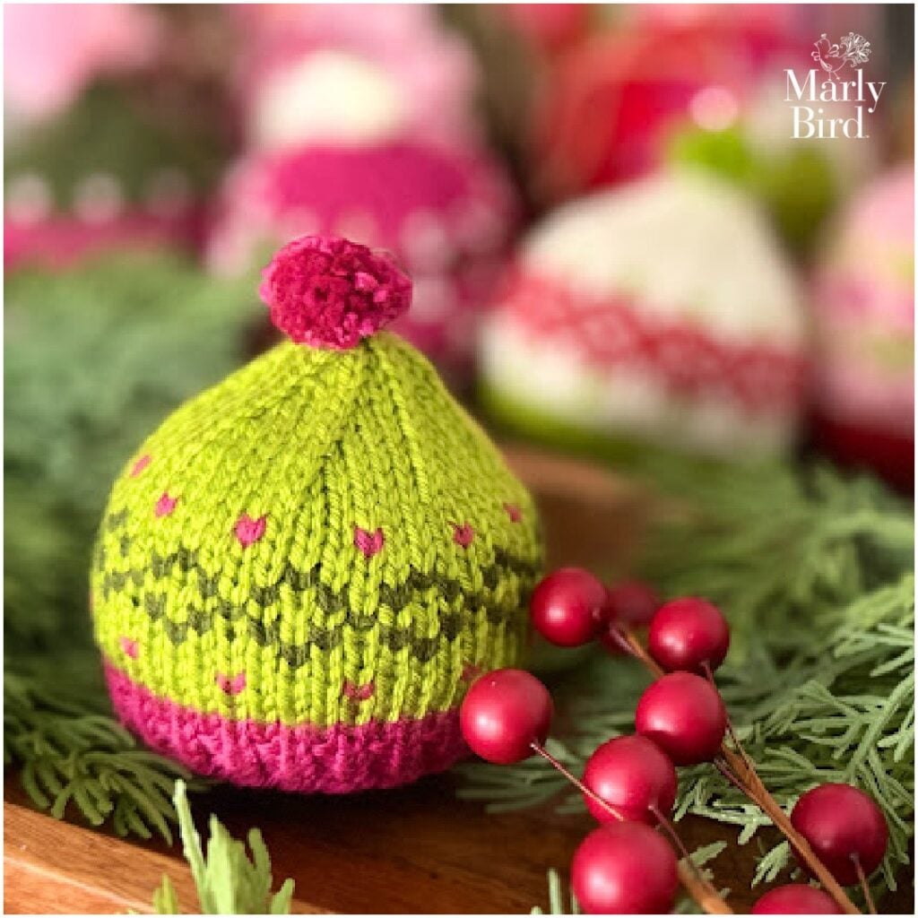 In My Ornament Era Fair Isle Knit Ornament β Alternative Color Arrangement