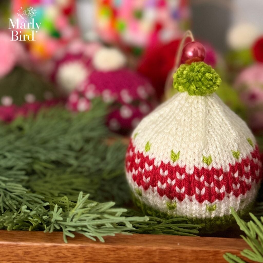 In My Ornament Era Fair Isle Knit Ornament β Color Reference